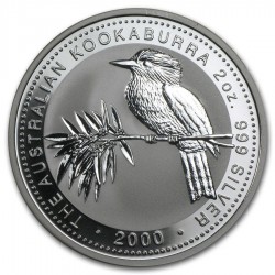 PM 2 oz silver KOOKABURRA 2005 BU $2 BU