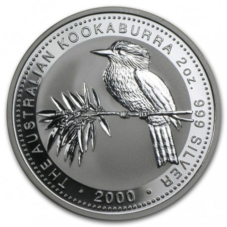PM 2 oz silver KOOKABURRA 2005 BU $2 BU