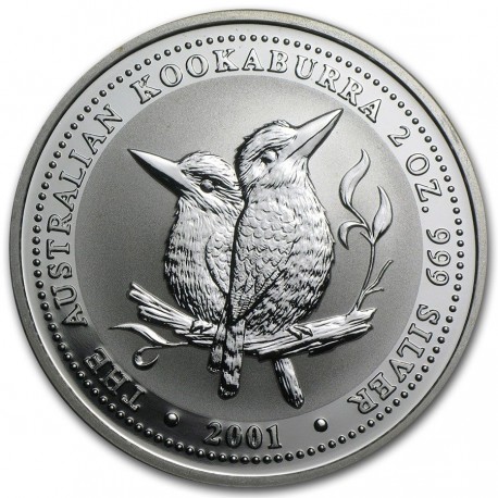 PM 2 oz silver KOOKABURRA 2005 BU $2 BU