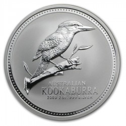 PM 2 oz silver KOOKABURRA 2005 BU $2 BU