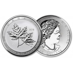10 oz silver MAGNIFICENT MAPLE LEAF 2018