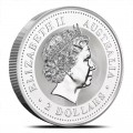 PM 2 oz silver AUSTRALIAN LUNAR 1 HORSE 2002 bu $2 