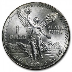 1 oz silver LIBERTAD 1988 bu
