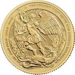 UK 1/4 oz GOLD ST GEORGE & The DRAGON 2025 £2 bu