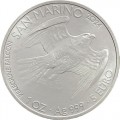San marino 5€ 1 oz silver PEREGRINE FALCON 2024 in capsule