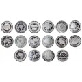 1 oz silver sydney 2000 olympic $5 Proof 16 coins in capsule + certificate