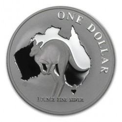 1 oz silver $1 KANGAROO 2000 $1 Proof