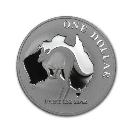 1 oz silver $1 KANGAROO 2000 $1 bu