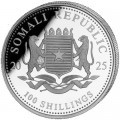 1 oz silver SOMALIA ELEPHANT 2025 HIGH RELIEF Shillings 100