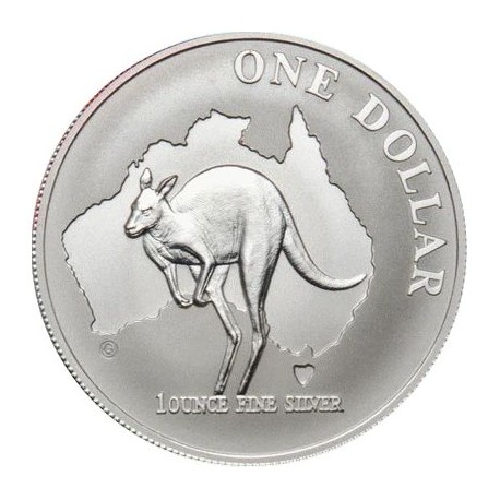 1 oz silver $1 KANGAROO 2000 $1 Proof