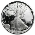 USA 1 oz silver Eagle 1986 $1 BU in capsule