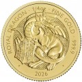 U.K. 1/4 oz gold TUDOR BEASTS The LION 2026 BU £25