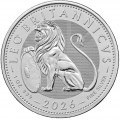 UK 1 oz silver BRITISH LION 2025 £2 BU