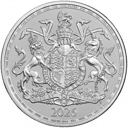 U.K. 1 oz silver The ROYAL ARMS 2026 £2 bu