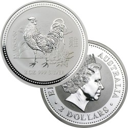 10 oz SILVER ROOSTER 2017