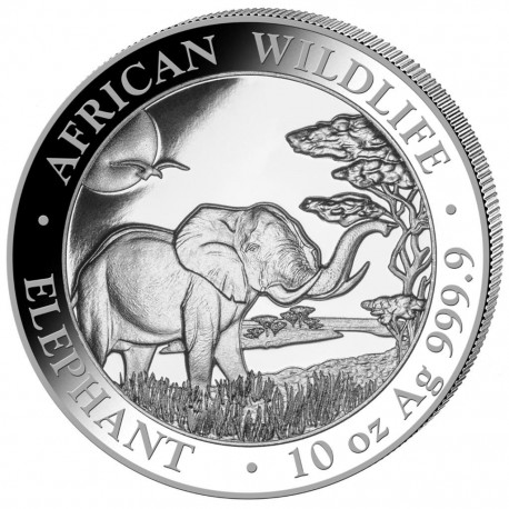 10 oz silver ELEPHANT 2019