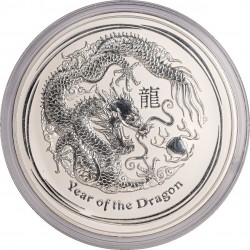 10 oz silver DRAGON 2012