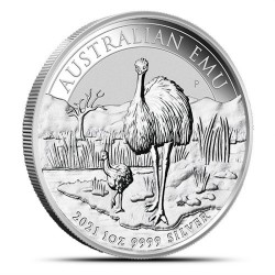 Perth Mint 1 oz silver EMU 2021 bu $1