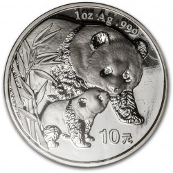 1 oz silver PANDA 2003 Y10 bu 