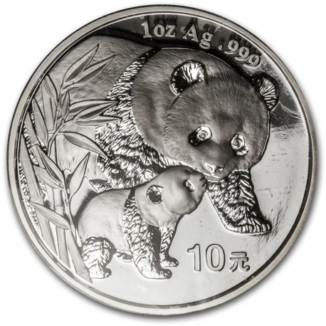 1 oz silver PANDA 2003 Y10 bu 