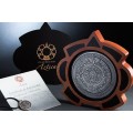 +++ Mexico 1 KILO SILVER AZTEC CALENDAR 2023 REVERSE PROOF Box & Coa +++