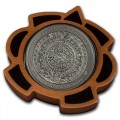 +++ Mexico 1 KILO SILVER AZTEC CALENDAR 2023 REVERSE PROOF Box & Coa +++