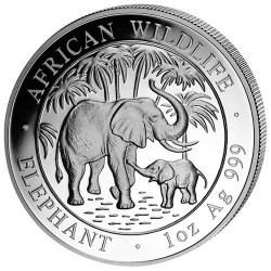 1 oz silver ELEPHANT 2007
