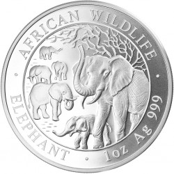 1 oz silver ELEPHANT 2008