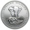 1 oz silver ZAMBIA KWACHA ELEPHANT 2002
