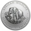 1 oz silver ZAMBIA KWACHA ELEPHANT 2000