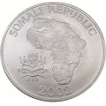1 oz silver AFRICAN MONKEY 2001 bu 