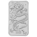 Perth Mint 1 oz silver RECTANGLE DRAGON $1 BAR 2026 bu