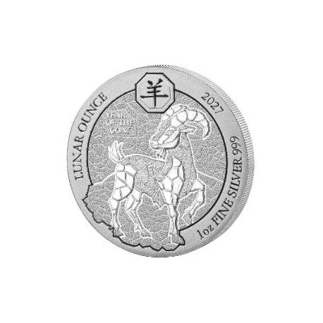 1 oz SILVER RWANDA HORSE 2026 BU 50 AMAFRANGA