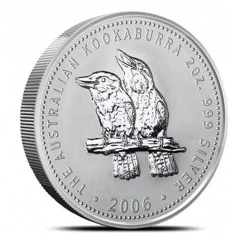 PM 2 oz silver KOOKABURRA 1996 BU $2