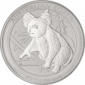 PM 1 KILO SILVER KOALA 2017 $30 Australia bu