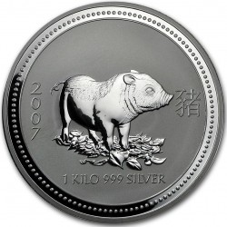PM 1 kilo silver PIG 2019 $30 bu