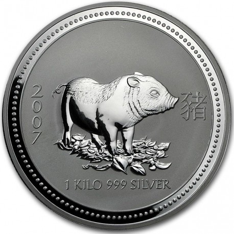PM 1 kilo silver PIG 2019 $30 bu