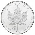 1 oz silver MAPLE LEAF 2016 Privy Wolf