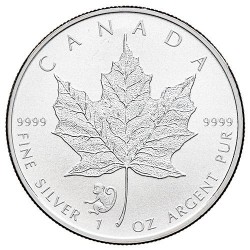 1 oz silver MAPLE LEAF 2016 Privy Wolf