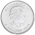 1 oz silver MAPLE LEAF 2016 Privy Wolf