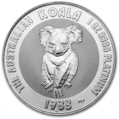1 oz Platinum KOALA 1996 $100 bu
