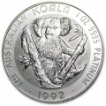 PM 1/4 oz PLATINUM KOALA 1996 bu $25