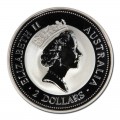 2 oz silver KOOKABURRA 2008 $2 bu