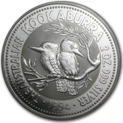 2 oz silver KOOKABURRA 1994 $2 bu