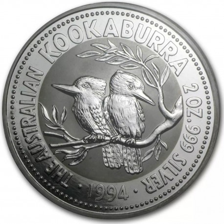 2 oz silver KOOKABURRA 2008 $2 bu