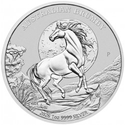 1 oz silver Australian BRUMBY HORSE 2025 $1 bu 