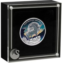 1 oz silver Australian BRUMBY HORSE 2025 $1 bu COLOURED 