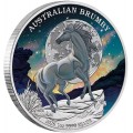 1 oz silver Australian BRUMBY HORSE 2025 $1 bu COLOURED 