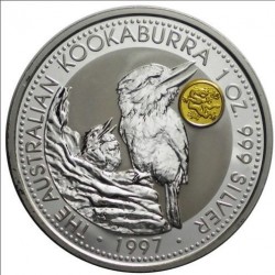 1 oz silver KOOKABURRA 1997 $1 Second Choice