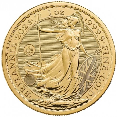 GOLD 1 oz GOLD BRITANNIA 2026 £100 King Charles bu